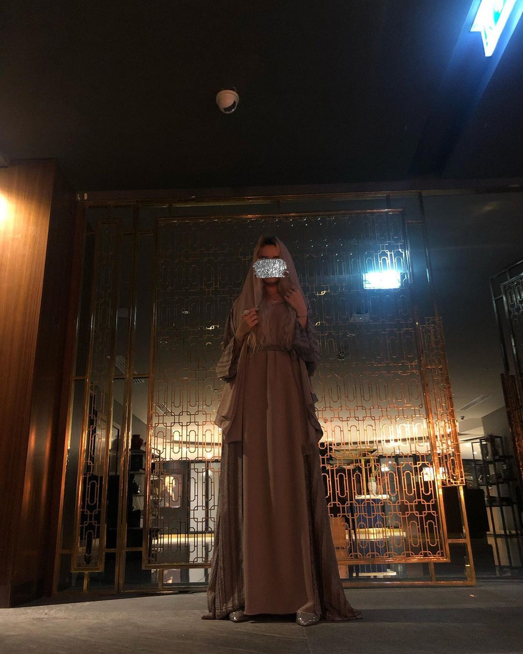 Deep Mauve Abaya Set