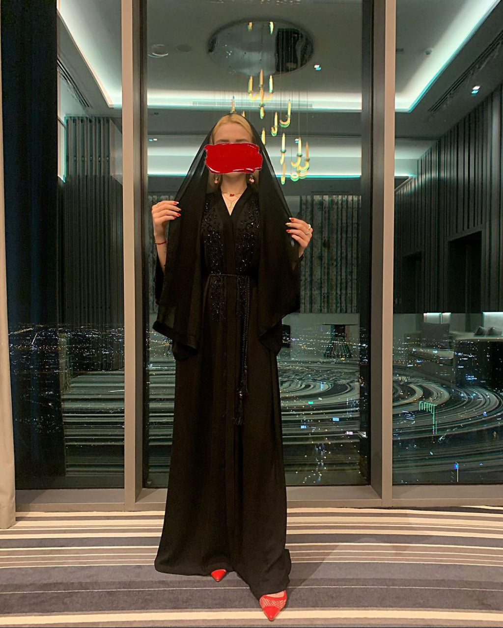 Black Abaya Set